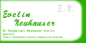 evelin neuhauser business card